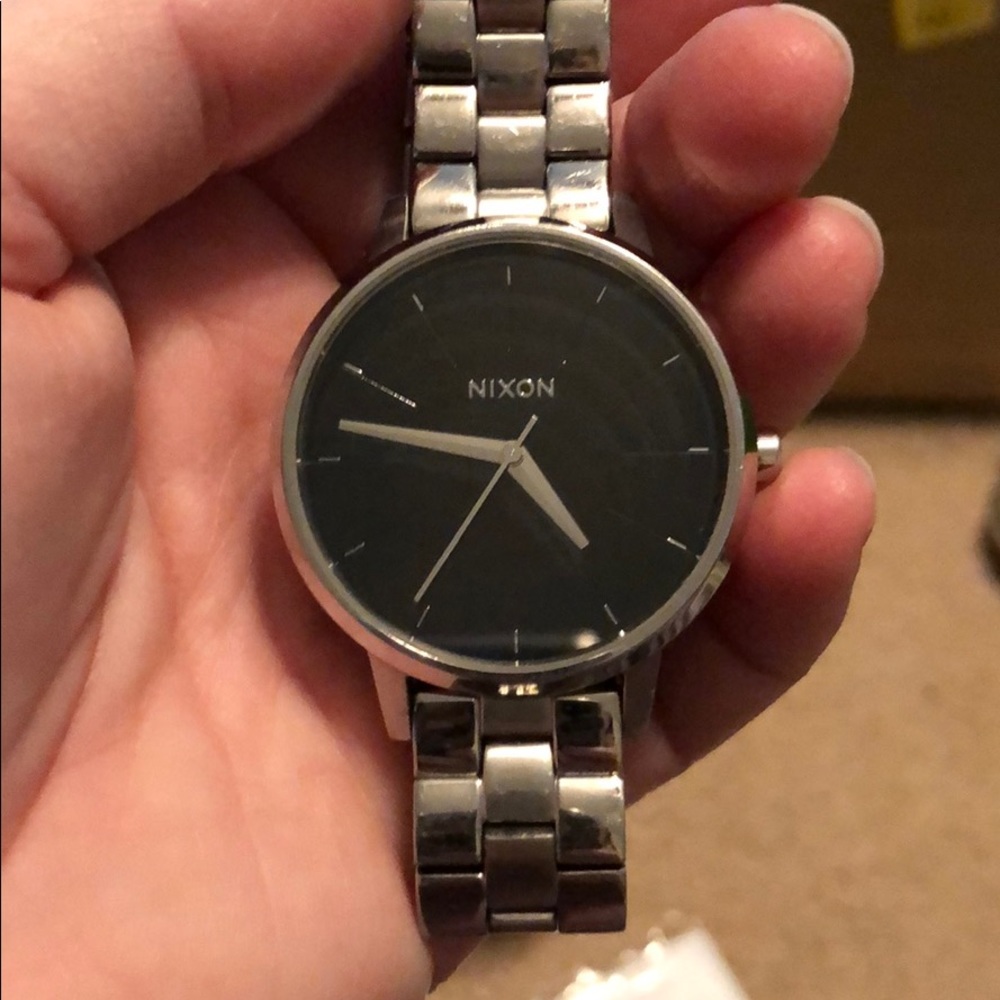 Nixon “Kensington” watch with black face